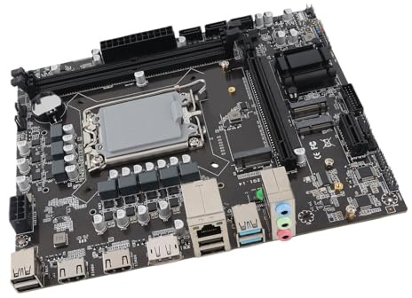 CHICIRIS H610 Gaming Motherboard Double Channel DDR4 M.2, 3x Serial ATA 3.0 6Gb/s ATX for LGA 1700, with Support for 12th 13th 14th Gen I3 I5 I7 I9