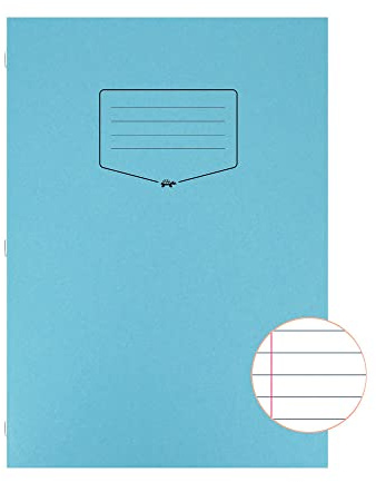A4 Tough Shell Ruled Exercise Book, Blue, Pack of 25