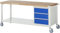 Rau 05 8157A6-207B4S.11 Fahrbare Werkbank Serie 8000, Lichtgrau/Enzianblau