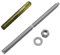 Lumonic Ankerstange + Verbundankerpatrone M12 x 220 Edelstahl A4 I Zur Verwendung als Keilanker, Metalldübel, Bolzenanker, Blitzdübel I Für verschiede