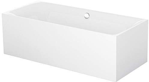 Bette Lux Silhouette, 170x75cm, freistehende Badewanne, 3440CFXXS, Farbe: Weiß - 3440-000CFXXS