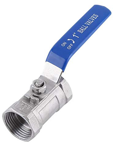 1 PCS Wasser Kraftstoff Gas Absperrventil, Edelstahl SS304 Kugelhähne mit Innengewinde, Größen (1) Ersatz für 1 Edelstahlventil 1 Edelstahlventil
