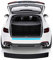 Blackshell® Basic Ladekantenschutz Folie kompatibel mit Mitsubishi Outlander | Typ CW0 | Bj. 2012-2021 Matt Schwarz - passgenauer Stoßstangenschutz inkl. Profi Rakel für Folie