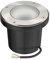 ledscom.de Lampada da incasso a pavimento BOFU per esterni, IP67, orientabile, acciaio inox, rotonda, 150 mm Ø, 1x GU10 max. 15W, vetro smerigliato