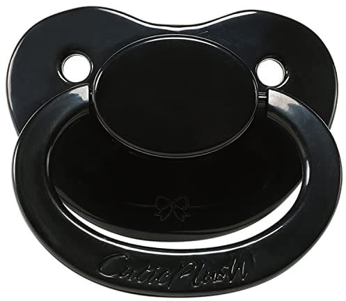 CutiePlusU Erwachsenengröße Schnuller - Großer Saugerschild Schwarz