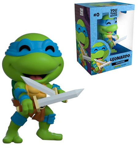 You Tooz Leonardo 10,7 cm Vinyl-Figur, Sammlerstück Leonardo aus Teenage Mutant Ninja Turtles Figur von Youtooz Teenage Mutant Ninja Turtles Collection