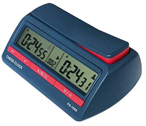 Glakyur Advanced Chess Digital Timer Schach Uhr Count Up Down Brettspiel Uhr
