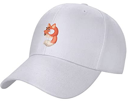 Fox Number Nine Baseball Cap Herren und Damen Entenzungenhut Casquette verstellbar