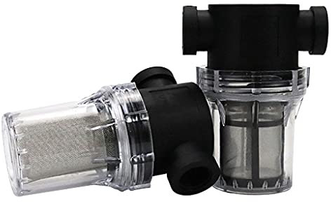 Filtro for pompa, filtro for gocce d'acqua, 1 pz 1/2'' 3/4'' 1'' Filtro for irrigazione da giardino, Prefiltro for impurità del sistema di irrigazione in plastica, Filtro for tubo dell'acqua domestico