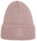 FASHION YOU WANT Strickmütze mit lächelndem Gesicht für Damen und Herren Smiley 1 (DE/NL/SE/PL, Alphanumerisch, Einheitsgröße, Altrosa)