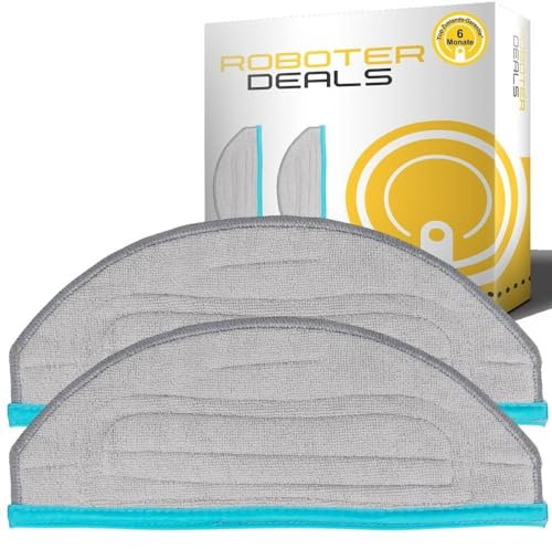 Roboter Deals - Wischpad, Mikrofasertuch, Ersatz-Mopp (2 Stück) für Yeedi Cube Staubsaugroboter.100% geprüfte Passgenauigkeit, stabil und langlebig.