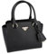 Prada Damen Schwarz Saffiano Leder Schultertasche 1BA380