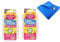 Homlix Dishmatic Essentials - Non Scratch Refills for Glassware & Delicate Surface - 12 Refills with Premium Quality Microfiber Cloth