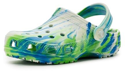 Crocs Kids Classic Clog, Prep Blue/Multi, 11 UK Child