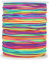 Tenn Well Stretchy Elastic String, 1mm X 100m Elastic Cord for Bracelet Necklaces Jewelry Making, Beading, Knotting, Binding, Wrapping and Crafts (Colorful)