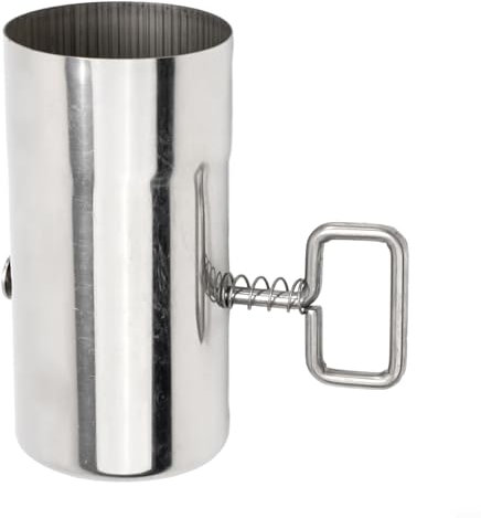 Zeroupshop Schutzrohr mit Netzlöchern, Holzofen Anti-Verbrühungsrohr Edelstahl Ofenrohr Ofenrohr mit Dämpfer Schornstein Holzscheite