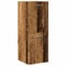 vidaXL Bad Hängeschrank, Badschrank mit Stauraum Wandmontage, Wandschrank Schrank für Badezimmer, Badmöbel Badezimmerschrank, Altholz-Optik Holzwerkstoff