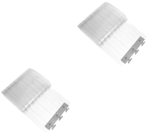 Gatuida 4pcs Thermal Insulated Door Curtain Windproof Draught Excluder for Doors Adhesive Strip for Winter Home Commercial Use