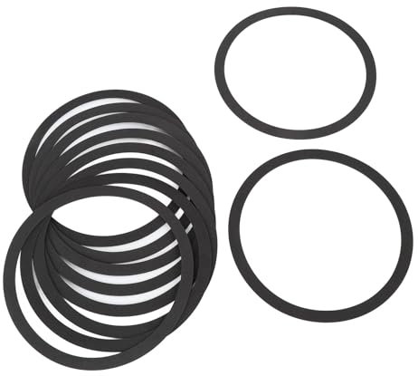 10 Pcs EVA Speaker Sealing Rings 210mm OD 184mm ID 10mm Width 2mm Thickness Woofer Speaker Foam Sealing Gasket