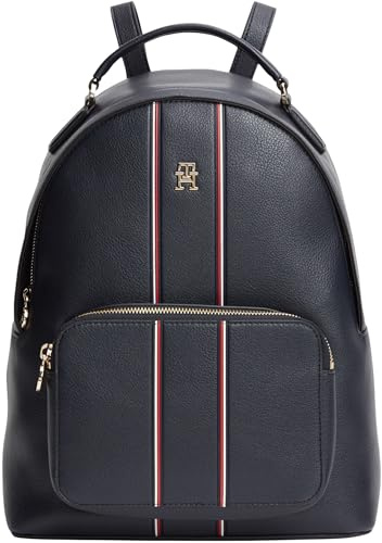 Tommy Hilfiger Damen Rucksack Daily mit Branding, Blau (Space Blue), Einheitsgröße