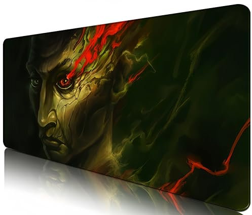 League of Legends Arcane Tapis de Souris XXL | Grand Tapis de Bureau imperméable - Base Mouse Pad en Caoutchouc antidérapant, résistant à l'usure Tapis Souris (800 x 300 mm)