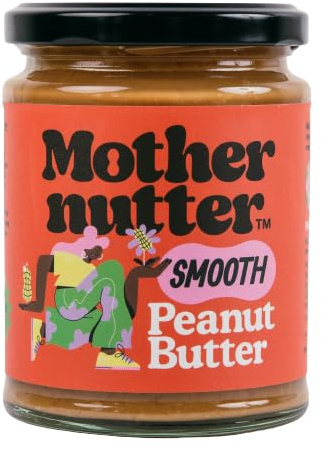 Wild & Fruitful MOTHERNUTTER Smooth Peanut Butter (280g) | 100% Natural, Vegan, Gluten-Free | Hand-Made in Cumbria