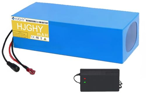 HJGHY Batería de Iones de Litio para Bicicleta eléctrica (36 V, 48 V, 10 Ah, 12 Ah, 15 Ah, 18 Ah, 20 Ah, 8 Ah), batería de 60 V, 72 V y 20 Ah para ciclomotor y Motocicleta.