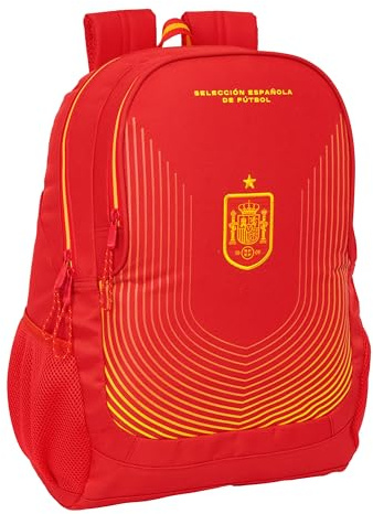 Spanische Fußballauswahl - Schulrucksack für Kinder, ideal für Kinder verschiedener Altersgruppen, bequem und vielseitig, Qualität und Widerstandsfähigkeit, 32 x 16 x 44 cm