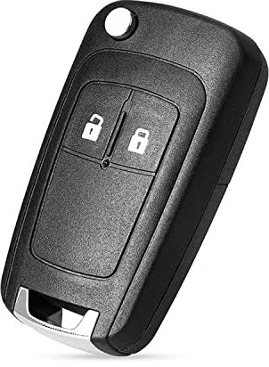 Heart Horse Ricambio Chiave per Telecomando Op*el Adam Bu-ick Astra Corsa Mokka Insignia Vectra Meriva Zafira Vauxhall Guscio con Lama a 2 Tasti (con lama)