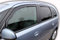 J&J AUTOMOTIVE | Windabweiser Passend Für Meriva A 2003-2010, Heko Regenabweiser, Getönt, Set 4-Teilig, Vorne und Hinten, Aerodynamisch