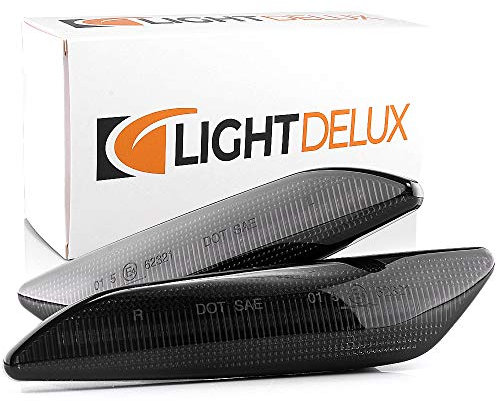 LIGHTDELUX Ersatz für 2 x LED Seitenblinker Blinker Kotflügel-Blinker mit Zulassung V-174206