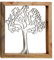 F&G Supplies Cadre en Bois et Aluminium Arbre de Vie 37 cm