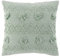 MACOSA U16092 Deko-Kissen 40x40 Mint mit Reißverschluss Baumwolle mit Füllung Sofakissen Kuschel-Kissen Zierkissen Deko Couchkissen (Mint)
