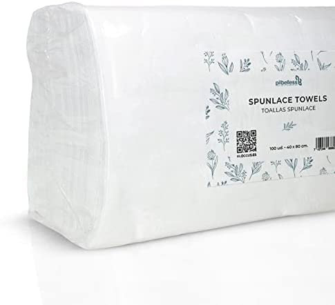 MUNTRADE Spunlace Einweghandtücher für Friseur und Ästhetik, 40 x 80 cm, 800 Stück