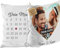 PR Print Royal Kissen Kalender selbst gestalten - mit anpassbarem Jahrestag, mit Namen, Text & Foto Bedrucken - Geschenk Valentinstag, Jahrestag, Paar, Liebe - beidseitig, inkl. Füllung, Weiß