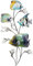 CIM Metall Wand-Deko - Aquarium Fisch 69cm - tierische 3D Wandbilder - Wandschmuck inkl. praktischer Wandbefestigung - lebhafte Wandskulptur