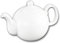 Wilmax - Teiera OLIVIA - in porcellana - Per caffè - Per tè - Elegante - Resistente ai graffi - Lavabile in lavastoviglie - Adatta al microonde - Ergonomica - Capacità: 2150 ml
