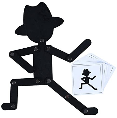 MISOYER Stick Men Puzzle Game | Adjustable Wooden Puzzle Toys | Educational Toys for Kids Hand Skill Training, Observation Power Develop