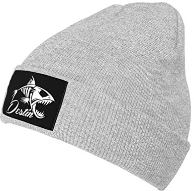YINGD Beanies Mütze Fear No Fish Strickmütze Unisex Winter Warm Strickmütze für Damen und Herren, #413, One size