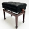 SYMPHONY Adjustable Piano Stool With Book Storage (Polished Walnut)