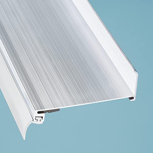 Löffert® Alu-Wandanschluss-Profil | 6200 mm | Aluminium-Profile & Zubehör für 16mm Stegplatten Polycarbonat HKP