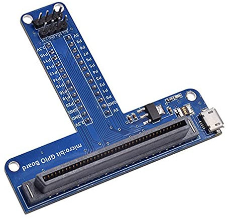 Uinfhyknd T-Typ-Erweiterungsadapter für Mikrobit Breadboard Grafik-Programmierschnittstelle Python für Microbit