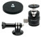 PROfezzion Heavy Duty Magnetic Camera Mount Base Stand with Mini Ball Head for Gopro Hero 13 12 11 10 9 8 7 6 5 4, Insta360, DJI Osmo Action Cameras and More Cameras and Devices