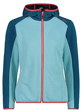 CMP Damen Hoodie Jacke, Acqua, 38