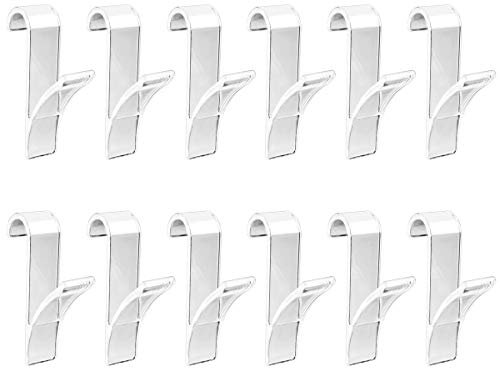 YHJZSM 12 Pieces Towel Rack, Tubular Radiator Tub Hook, Bathroom Rear Radiator Cover Hook