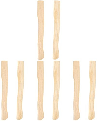DELURA 8 Pcs Hickory Wood Axe Handle Replacement Wood Handle for Camp Axe Chopping Hatchet Replacement Handle Replacement Handle for/713