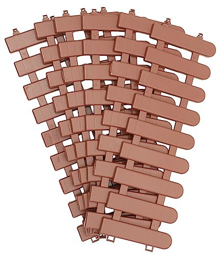 BESPORTBLE Terrassenzaun 6st Der Zaun Außendekoration Blumenbeet X16 Weihnachtsbaum Plastik Garten Grenzzaun