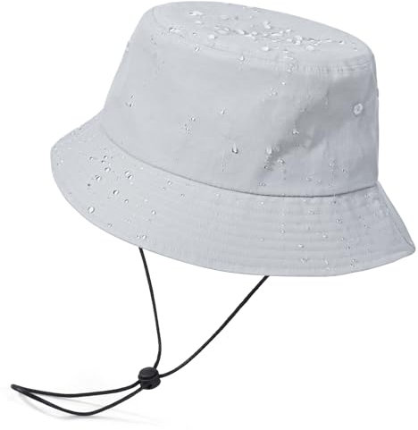 TAGVO XXL Wasserdichter Fischerhut Faltbar Einfarbig Anglerhut Große Bucket UV Hats Sonnenhut Sommerhut Eimerhut 56-64