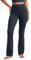 CRZ YOGA Damen Butterluxe Flare Yoga Leggings Bootcut Yogahose High Waist Schlaghose mit Taschen Bootleg Freizeithose - 77.5cm Echte Marine 40