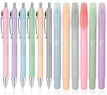 Mr. Pen- Bible Highlighters and Pens No Bleed, 12 Pack, Gel Highlighters, Bible Pens No Bleed Through